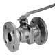 Кран шаровой нержавеющий фланцевый Ридан BVS-FF AISI 304 (CF8)-0