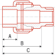 Муфта комбинированная разъемная FV-Plast PP-R НР-1