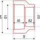 Муфта редукционная FV-Plast PP-R-1