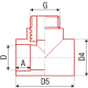 Тройник комбинированный FV-Plast PP-R НР-1