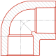 Угольник FV-Plast PP-R 90°-1