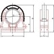 Опора FV-Plast PP-R с фиксирующей лентой-1