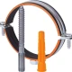 Humalt Хомут трубный со шпилькой-шурупом и дюбелем M10 156-166, 6"-2