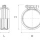 Norma Хомут соединительный Rapid  DN 50 W2-2