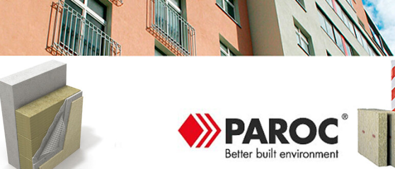 Утепление фасадов с PAROC LINIO