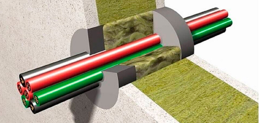 Огнезащита кабельных проходок 