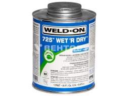 Weld-On Клей для PVC-U 725 Wet ‘R Dry
