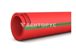 4170710 Aquatherm Труба Firestop Red pipe SDR 7,4 B1 - 25 × 3,5 мм